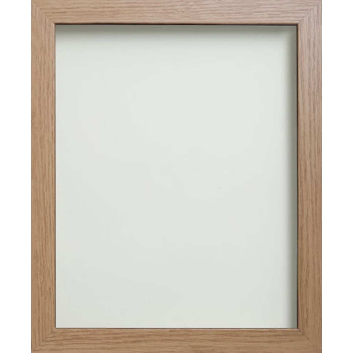 Foil Wrapped Mdf Picture Photo Frame Fitted With Perspex Plexiglass, Oak Frame