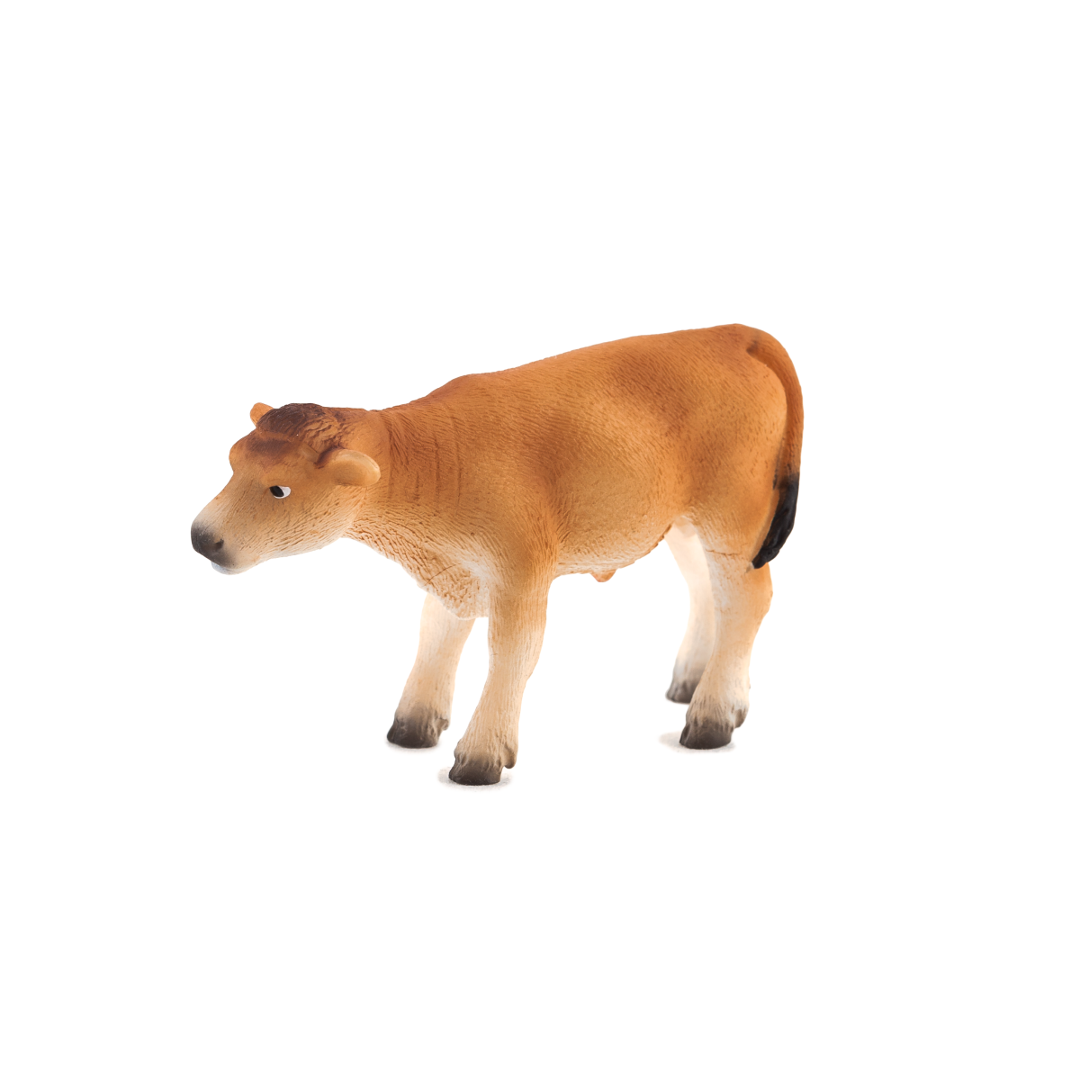 Jersey Calf Standing Toy Realistic Farm Animal Model