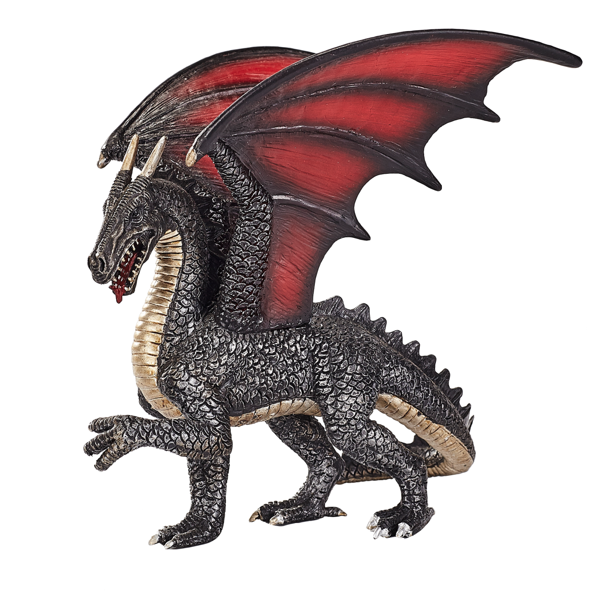 Steel Dragon Toy Fantasy Mythical Creature Figure